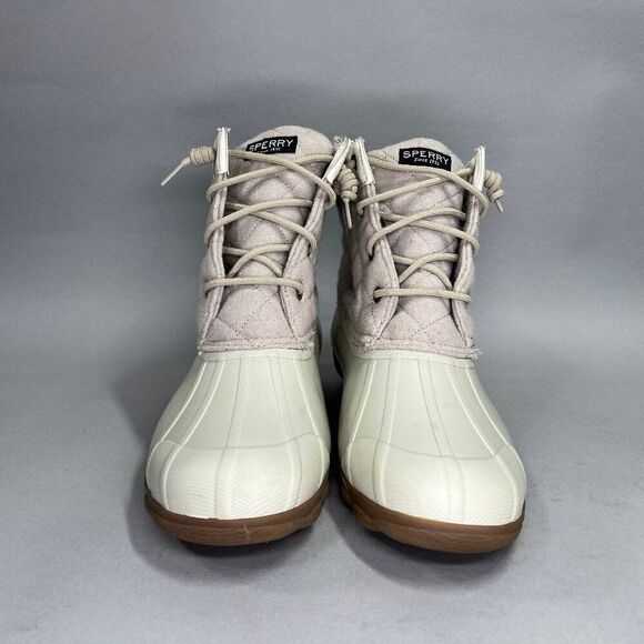 Sperry Women's Size 10 Syren Gulf Wool Quilt Rubber Boots - Picture 2 of 13